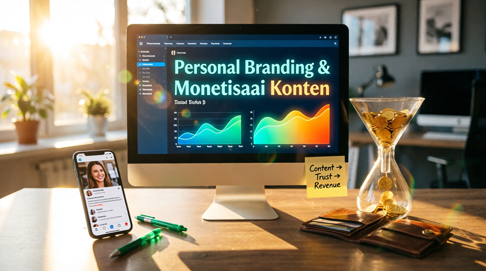 Ilustrasi sampul: Tutorial: Personal Branding & Monetisasi Konten